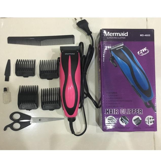 Super Pro Clipper mermaid kode 4605 Alat Cukur Rambut Listrik Cukuran Elektrik Electric