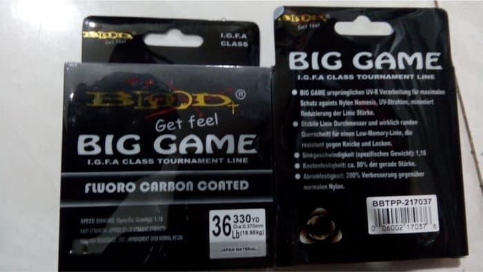 HARGA DISKON!!! SENAR BLOOD BIG GAME FLUROCARBON 29LB SAMPAI 41 LB MURAH - 29V8Bw