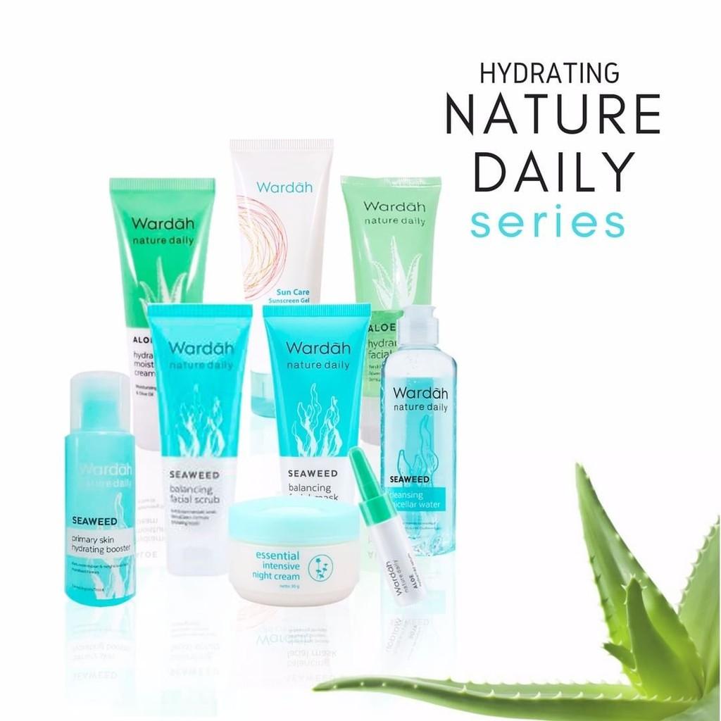 Gratis Ongkir Paket Wardah Nature Daily Murah Untuk Kulit Normal dan Kering