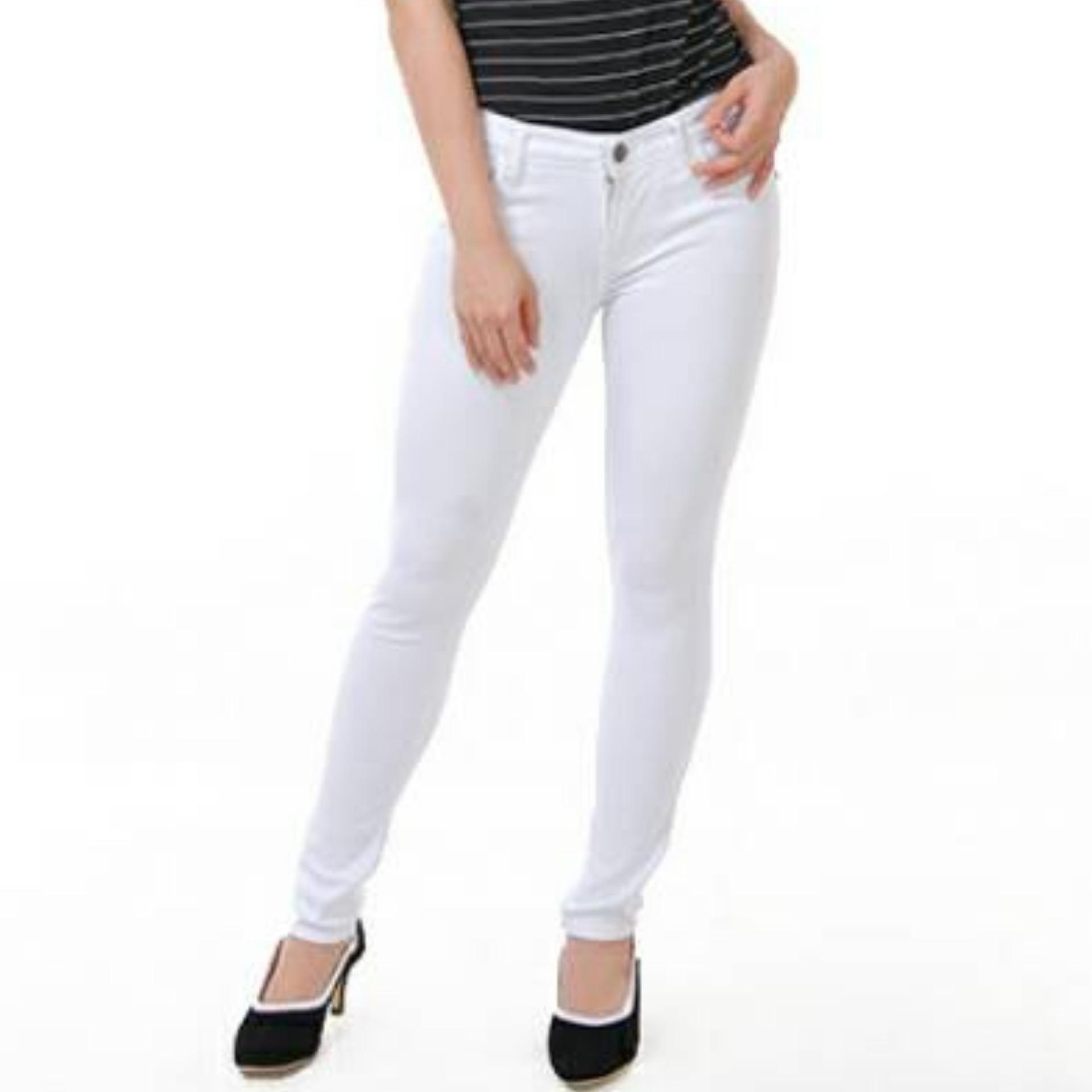 celana jeans wanita basic skinny polos PROMO