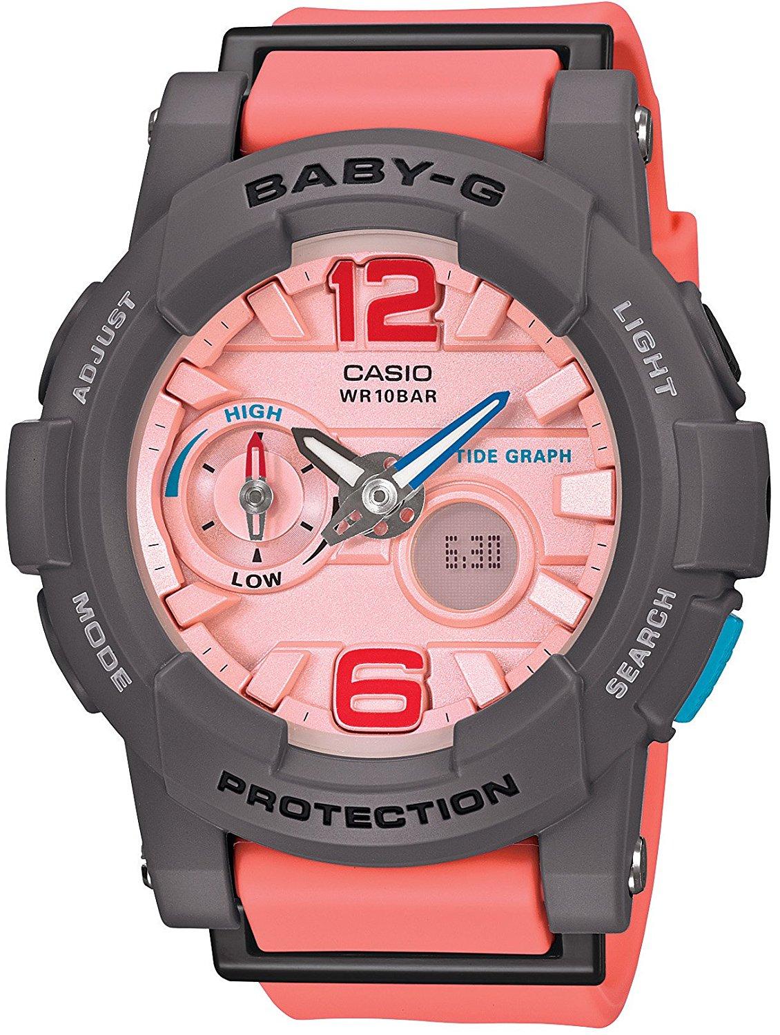 Jam Tangan Wanita - Tali/Gelang Karet Casio Baby G : BGA-180
