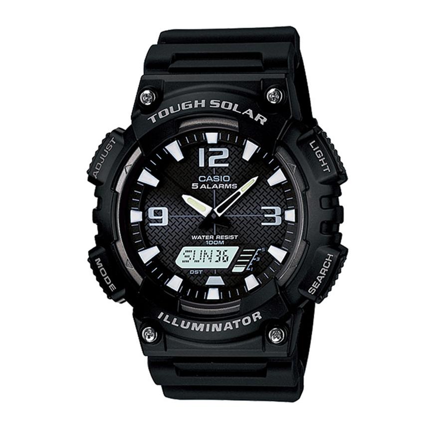 Casio Analog Digital - AQ-S810W-1A - Jam Tangan Pria - Hitam - Resin Band