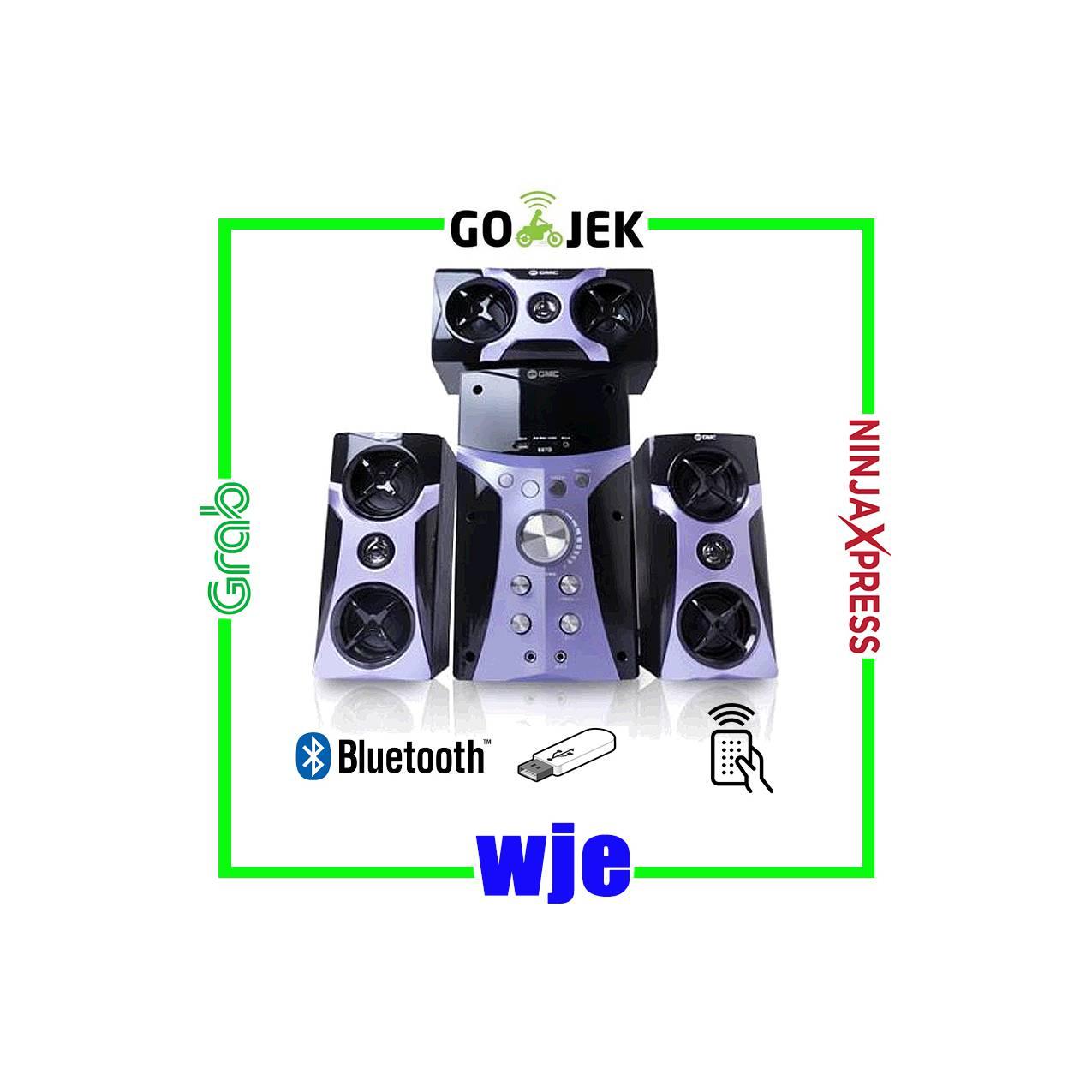 GMC 887D Speaker Multimedia BLUETOOTH USB MMC KARAOKE