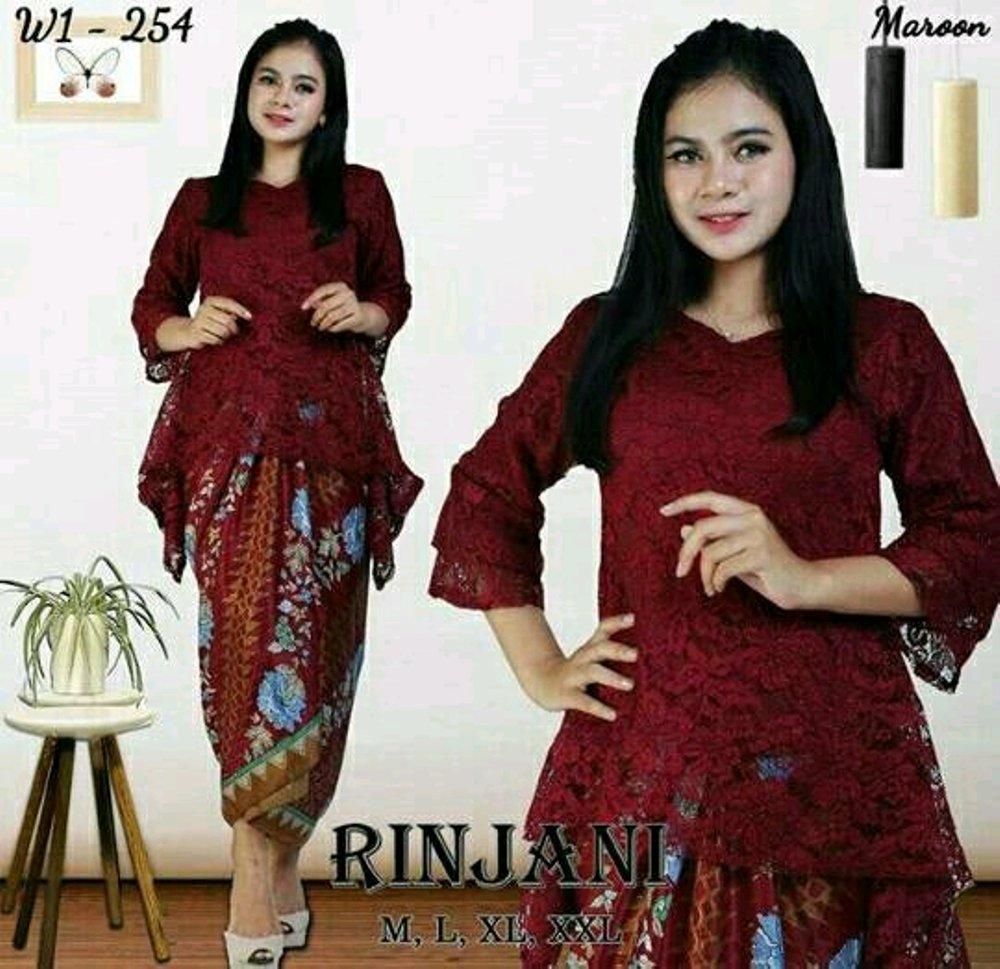 Stelan Kebaya Brukat Plus Rok Lilit di lapak Toko Kembar Tanah Abang rinymangiwa