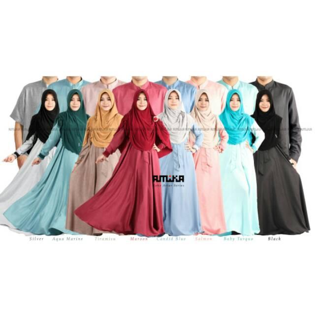 (TERBARU) GAMIS AMIKA EXTRA COMFY (S,M,L,XL,)