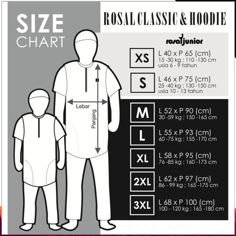 PAKET HEMAT - Rompi Sholat Shalat Rosal CLASSIC & HOODIE Gamis Pakistan