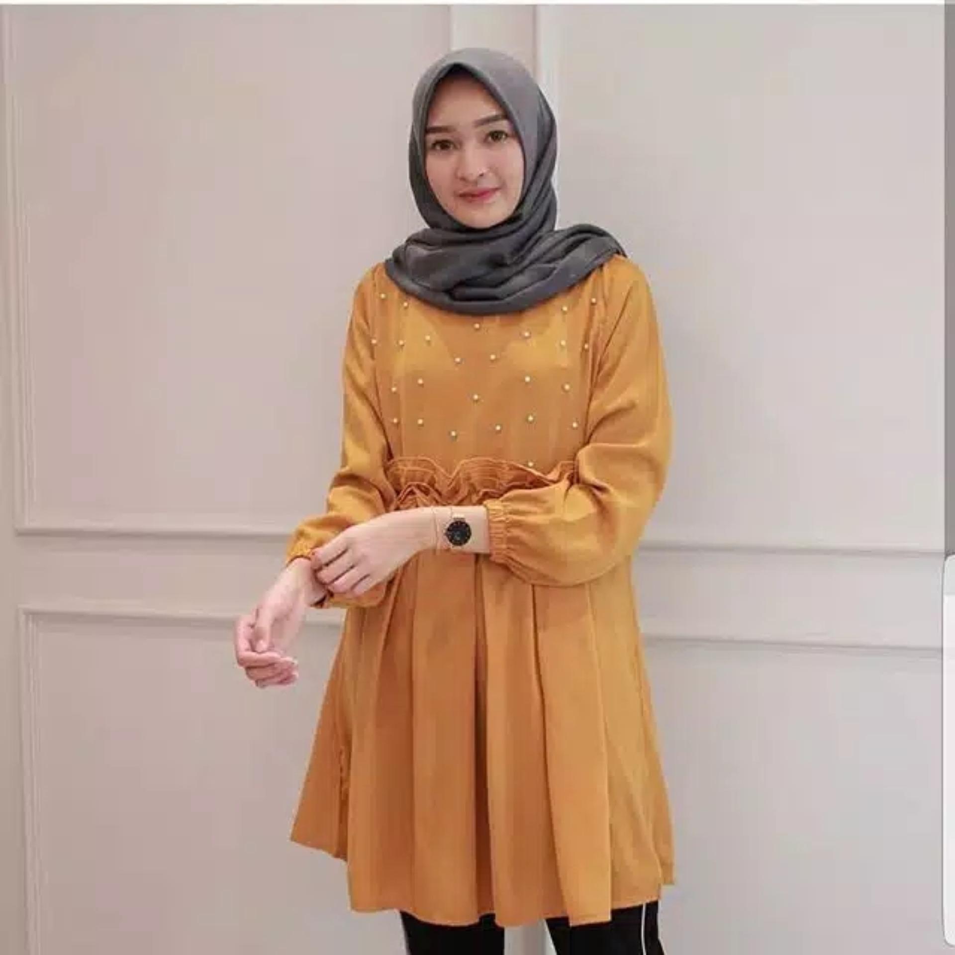 Jakarta Mall - Blouse dan Kemeja Wanita / Setelan Blouse/ Kemeja wanita / Long Dress Maxy / Long Dress Wanita / Gaun Panjang/Gaun Wanita / Tunik Wanita / Dress Muslim / Atasan Muslim / Gamis ; Murah; Motif dan Warna Real Photo #Ukuran M, L dan XL