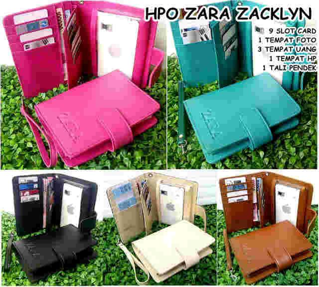 DOMPET HPO WANITA MURAH HARGA GROSIR ZARA ZACKLYN full color (Z10, ANDROID, SAMSUNG S4 NOTE III IPHONE) MAX 5,7 INCHH - sQ40mz