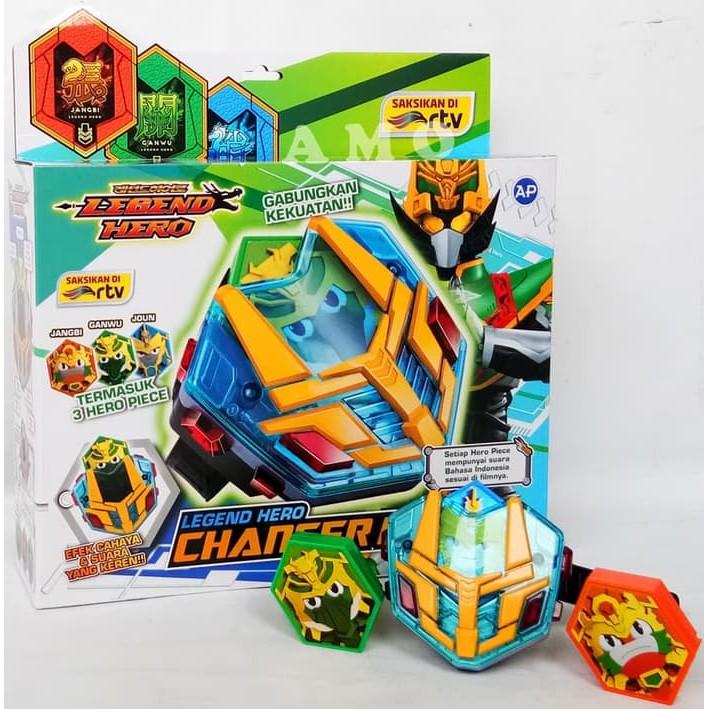 LEGEND HERO CHARGER DX 303110 MAINAN JAM TANGAN LEGEND HERO / Mainan Edukasi Anak Terbaru Terlaris GB290