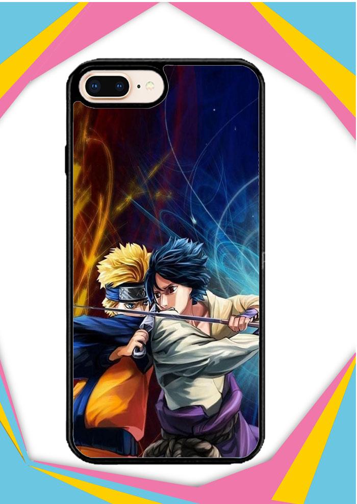 Casing iPhone 6 Plus | 6S Plus Custom Hardcase Naruto Vs Sasuke X4506 Case Cover
