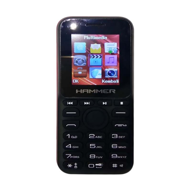 Advan R1s Hammer Handphone - Black Red