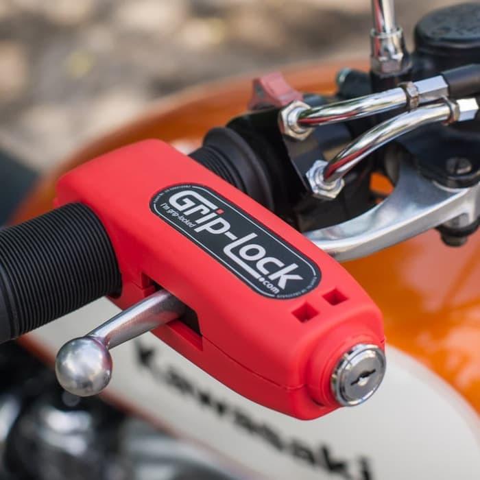 Capslock Stronger Grip Lock Kunci Gembok Pengaman Motor Anti Maling Grip Lock Motorbike By Control Acc.