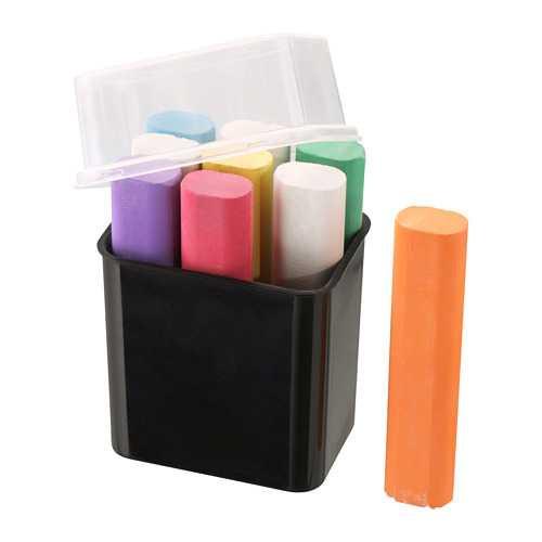 BEST SELLER IKEA MALA Kapur tulis, aneka warna isi 9pieces, untuk 3 tahun keatas HARGA TERMURAH
