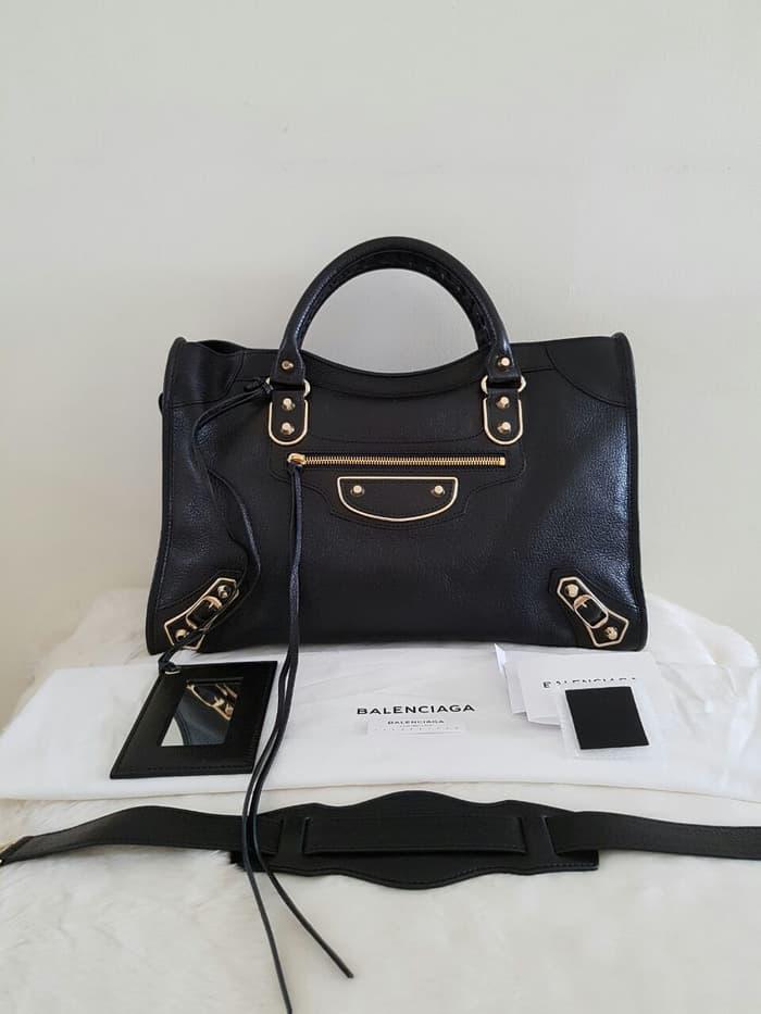 HARGA PROMO!!! Balenciaga City Edge 2016 black - z5xNb8