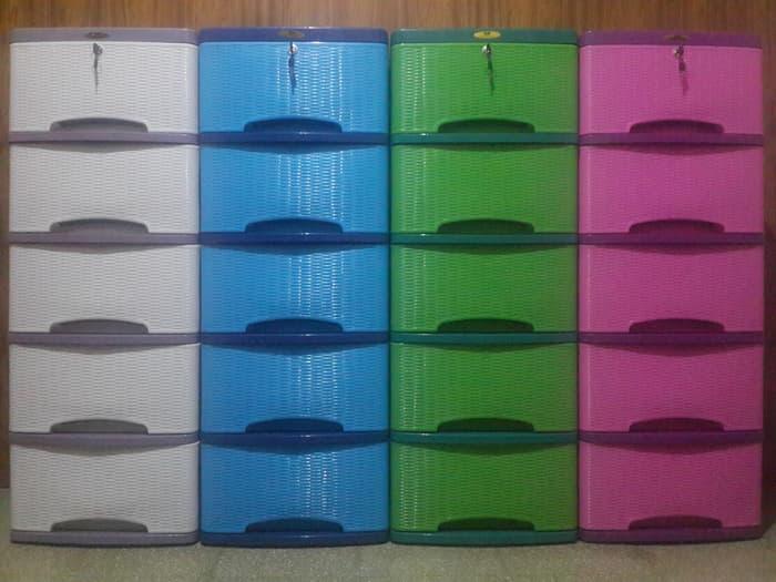 Lily S5 Container Cabinet / Lemari Plastik @ lemari plastik napolly pakaian gantung baju rovega murah 4 2 susun lion star napoly club