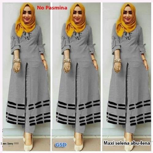 GSD - Setelan Baju Wanita/ Baju Kurung / Dress Muslim /Set Lena 