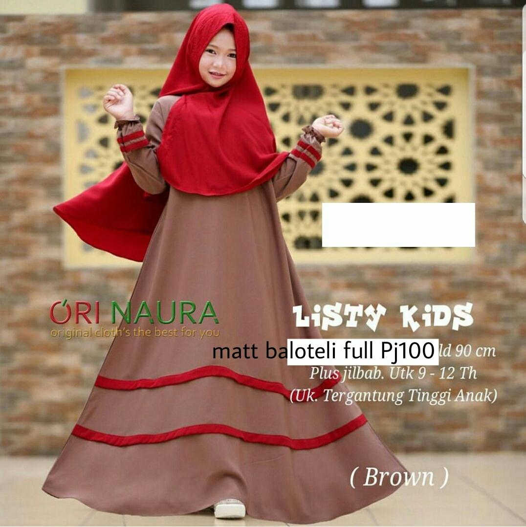 MJ gamis Anak Kids Listy - Baloteli