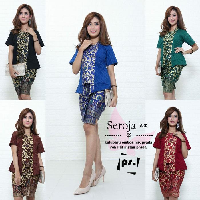 Rok n Blus Batik Solo. RnB Batik Seroja Set Series
