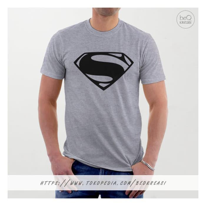 Rare Item!! Kaos T-Shirt Abu Misty Superman Man Of Steel Emblem Superhero - ready stock
