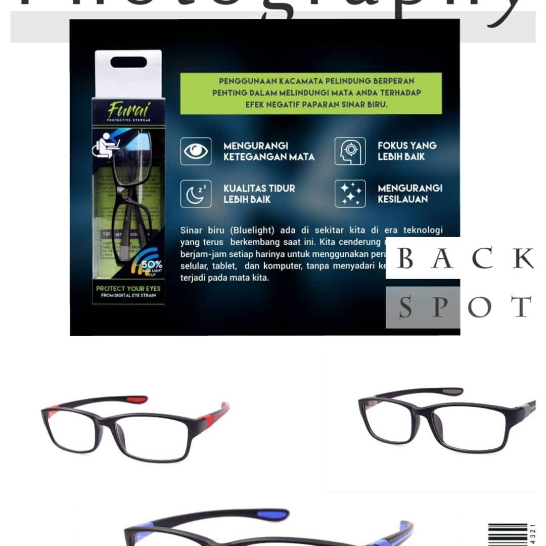 Kaca mata anti sinar biru (protective eyewear)