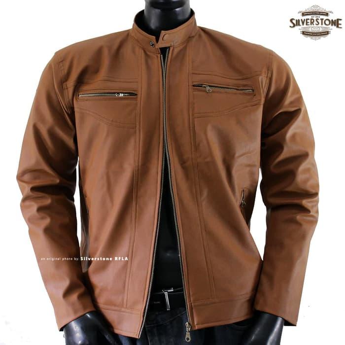 JAKET KULIT BROWN CONTRY - Vintage Style for Men TERMURAH