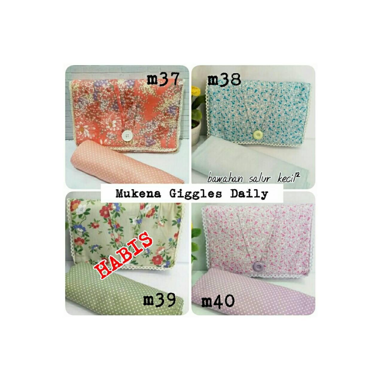 Mukena HITS Mukena KATUN design by JEPANG merek GIGGLES Daily Cantik