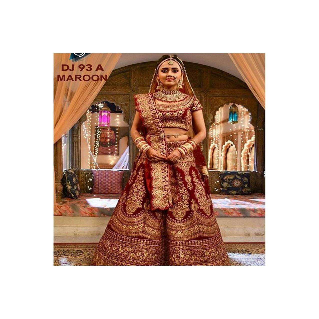 Bridal Anarkali DJ93 /Gaun Muslim/Gamis Abaya Pesta/Pengantin India