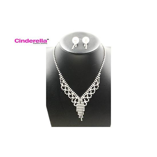 Kalung Set Perhiasan Pengantin Kalung Anting Pesta Aksesoris Fashion Wanita Murah Wanita Terbaru