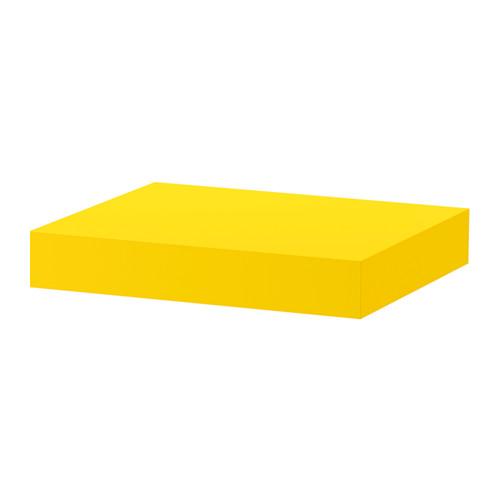 PROMO!! IKEA LACK Rak dinding melayang / ambalan 30x26x5 cm, Kuning MURAH / BUBBLE 3 LAPIS / ORIGINAL / IKEA ORIGINAL