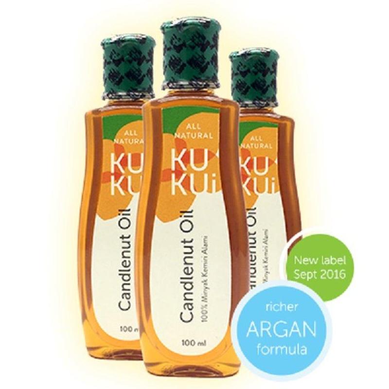 Minyak Kemiri Kukui Asli BPOM Original / Argan Candlenut Oil / Menguatkan Rambut Rontok / Menghilangkan Ketombe /