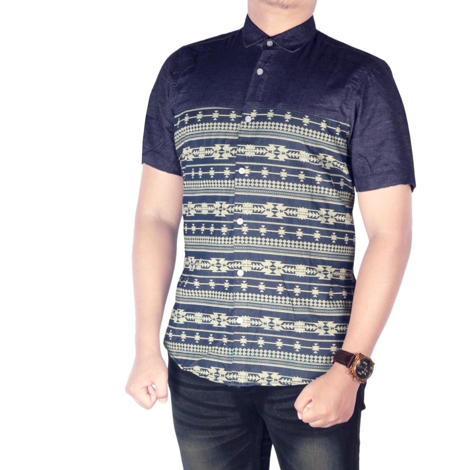 Harga Kemeja Pria Batik Kombinasi Polos Terbaru Bulan Ini November Dgm Fashion1 Kemeja Tribal Lengan Pendek Kombinasi Kemeja Young Lex Kemeja Coco Kemeja Muslim