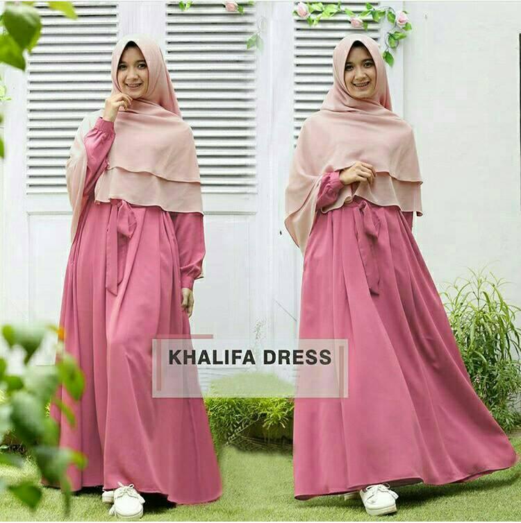 Baby Talk Club Gamis Polos Hanna Gamis Syari Baloteli Super Busui Gaun Pesta Panjang Baju Hijab Terusan Pengajian Wanita Muslimah Dress Lengan Panjang Long Dress Casual Wanita - Dress Gamis Lebaran