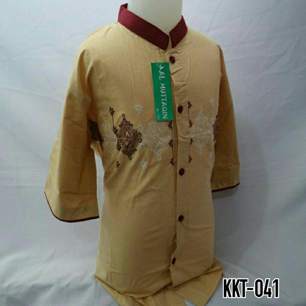 Baju Koko Muslim Anak Kemeja Koko Anak Busana Muslim Anak Lengan Pendek Bordir Pasar Tasik Tanah Abang KKT 041 di lapak Al Muttaqin Collection produsenbajukoko