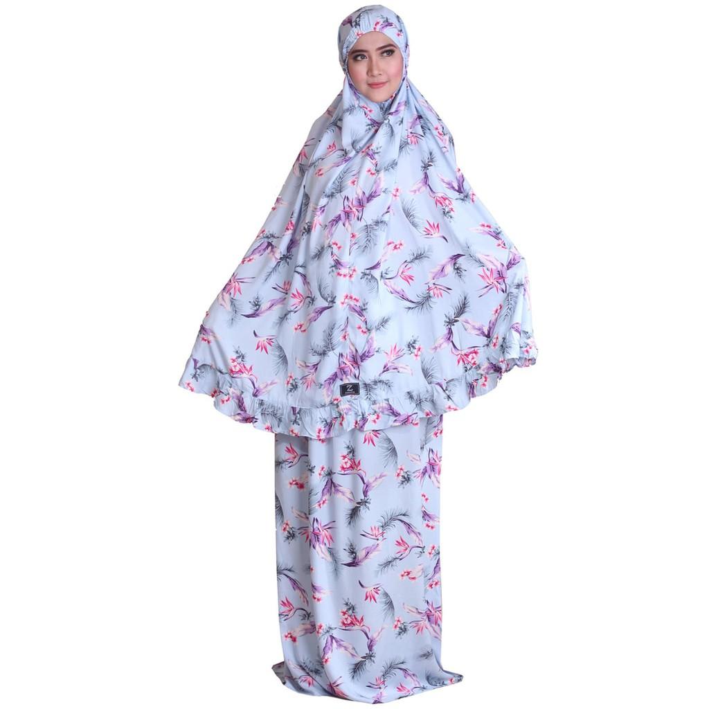 ZAHRANAA MUKENA ARINI 01- MUKENA MOTIF- MUKENA KATUN- MUKENA - HITAM - MUQEENA