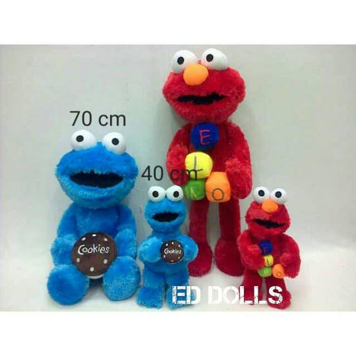 BONEKA: SESAME STREET - COOKIE MONSTER / ELMO |40 CM|