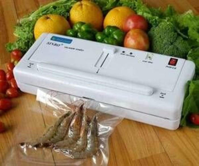 Alat Pengemas Plastik Kemasan Kedap Udara - Mesin Vacum Press Sealer - a