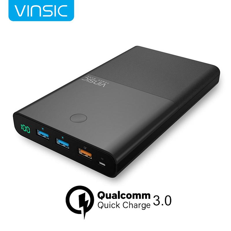 Power Bank Vinsic 28000mAh QC3.0 Fast Charging AUKEY Killer
