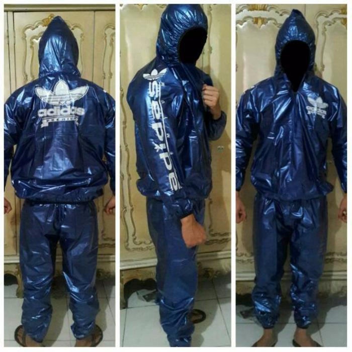 ASLI!!! Jaket Sauna Atau Jas Hujan Adidas Nike Reebok Best Recomended