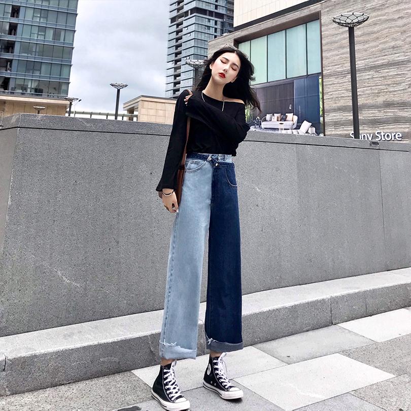 Korean Vintage Style Joint High waist 