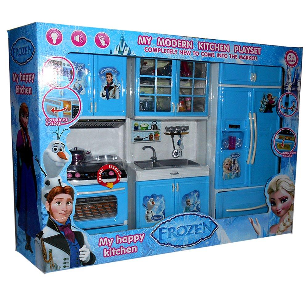 Mainan Anak untuk Cewe Kitchen Set Karakter Frozen 3 Baris