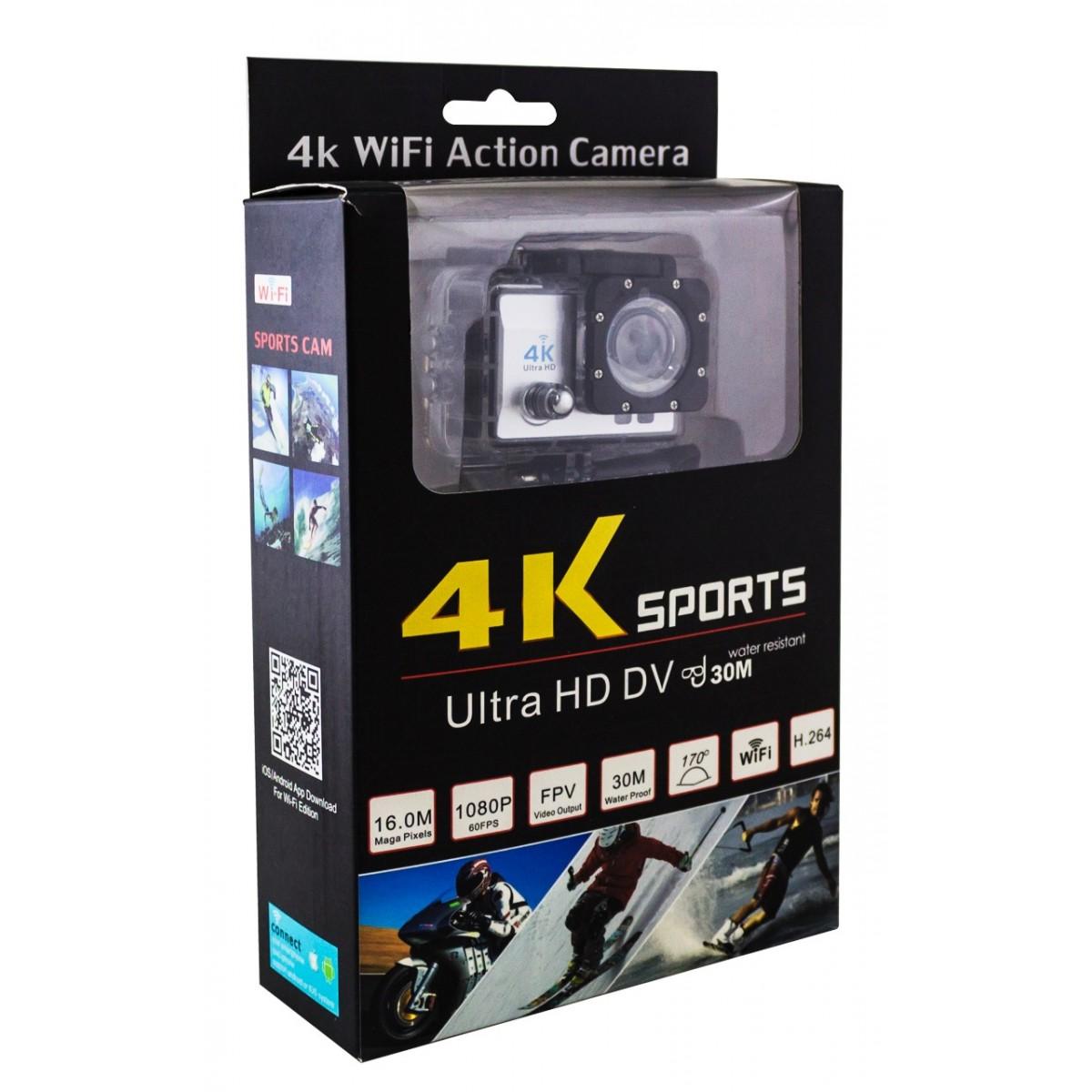 Action Camera WIFI KOGAN GO PRO HD 4K Camera Sport Waterproof New free tongsis