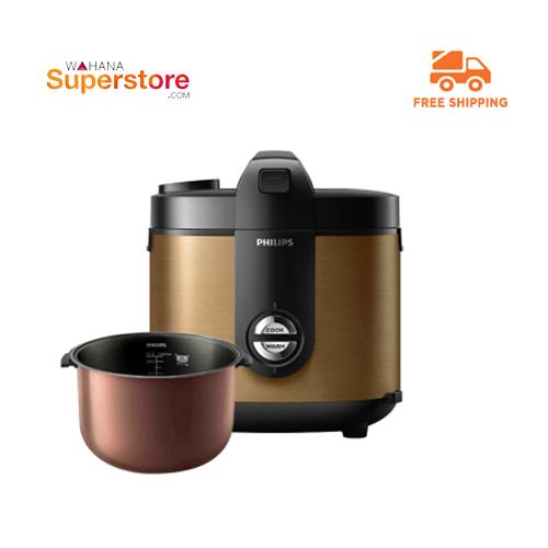 PHILIPS Rice Cooker - HD3132/34 Premium Plus - Gold
