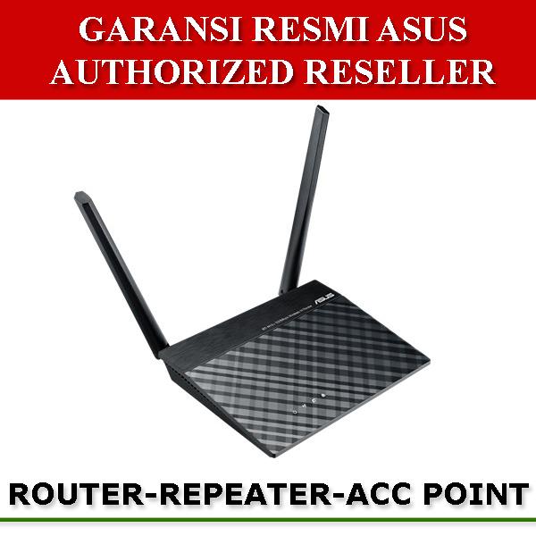 Asus RT-N12+ Wireless N300 Router Access Point Range Extender - Hitam
