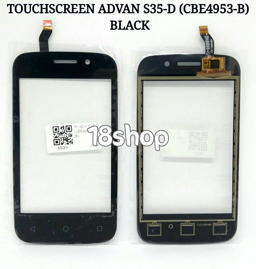 Touchscreen Advan S35-D CBE4953-B. Layar Sentuh Advan S35-D CBE4953
