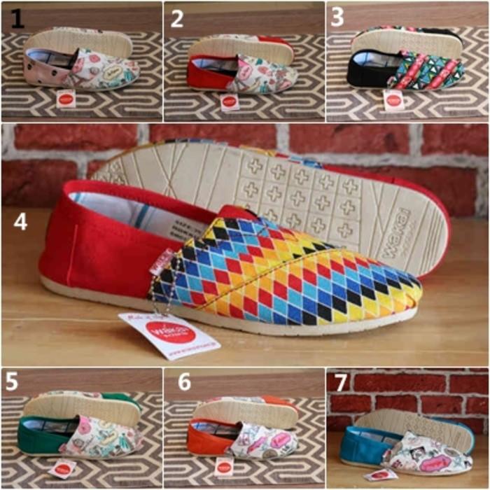 Promo Sepatu Wakai Slop Casual Import Wanita Original Vietnam Gratis Ongkir