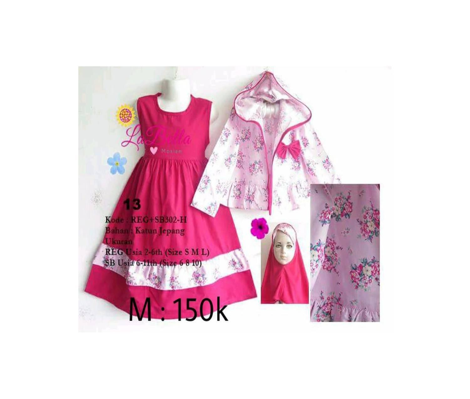NEW gamis bolero M pakaian muslim muslimah