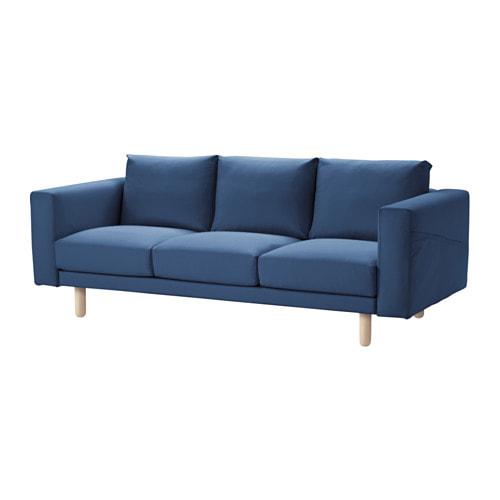 PROMO!! IKEA NORSBORG Sarung sofa tiga dudukan, Edum biru tua MURAH / BUBBLE 3 LAPIS / ORIGINAL / IKEA ORIGINAL