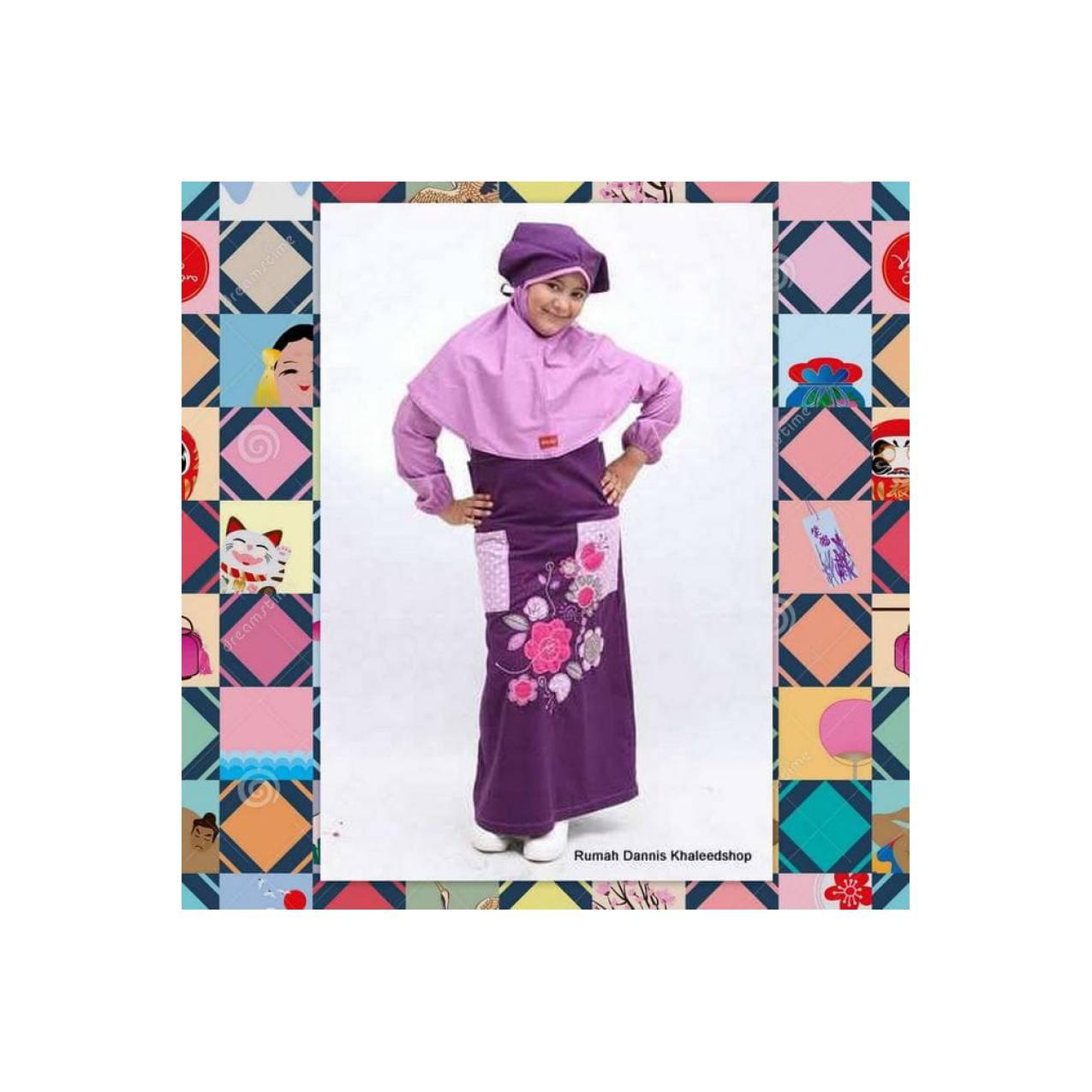 Promo Manis -- Baju Muslim Anak Dannis D'Orchid Size 1 - P1C87