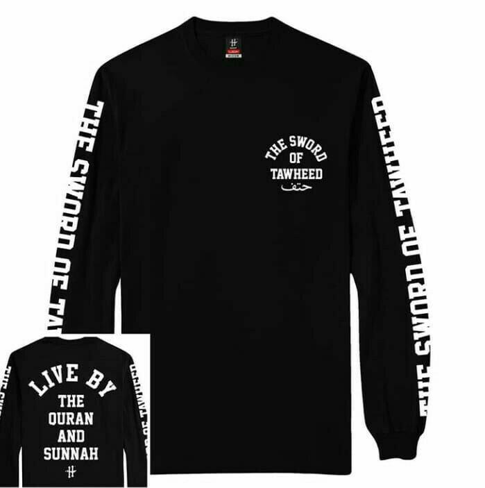 Kaos Hajaru Muslim Lengan Panjang The Sword Of Tawheed