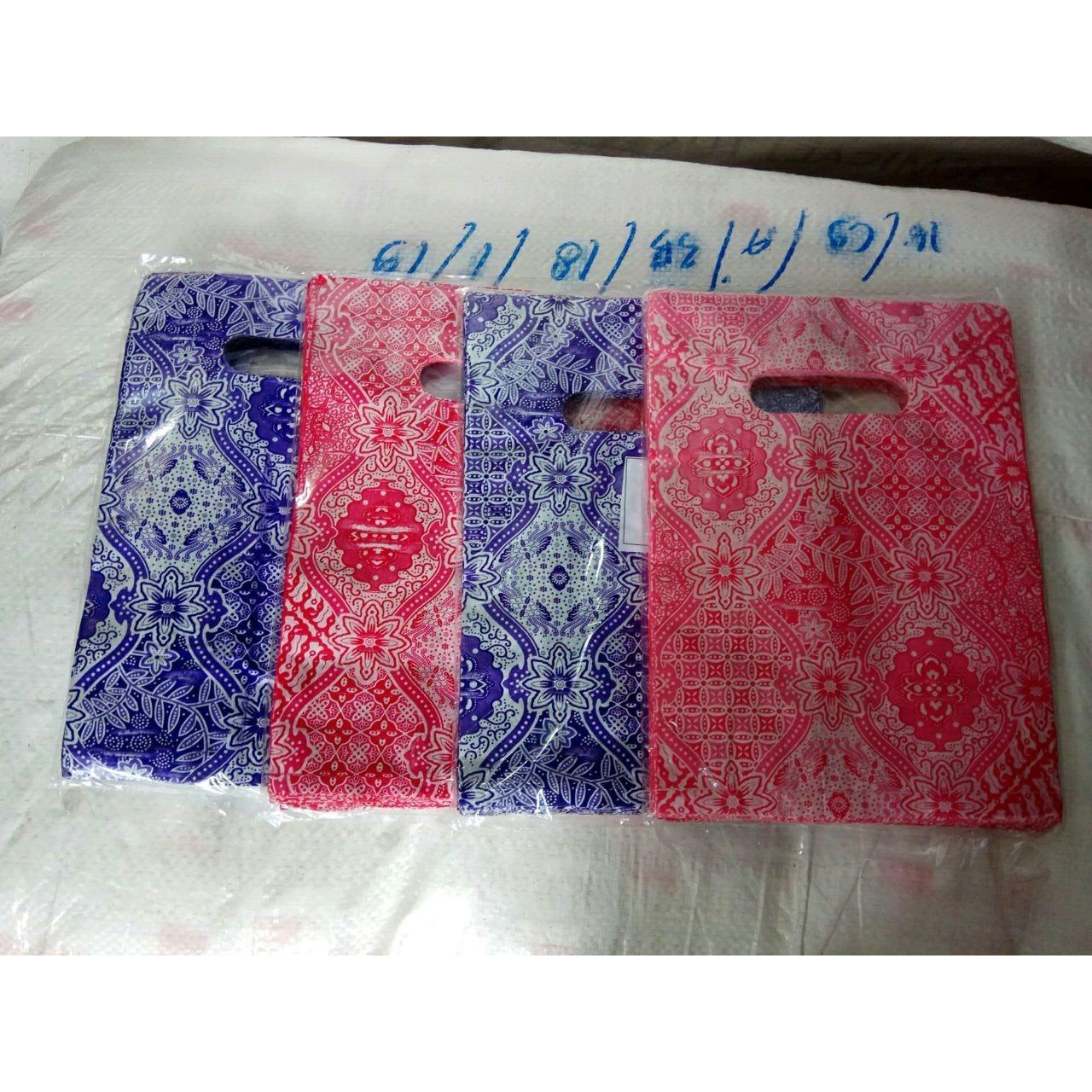Hd Oval Batik 15x22 - kantong Oval Batik - kantong plastik baju